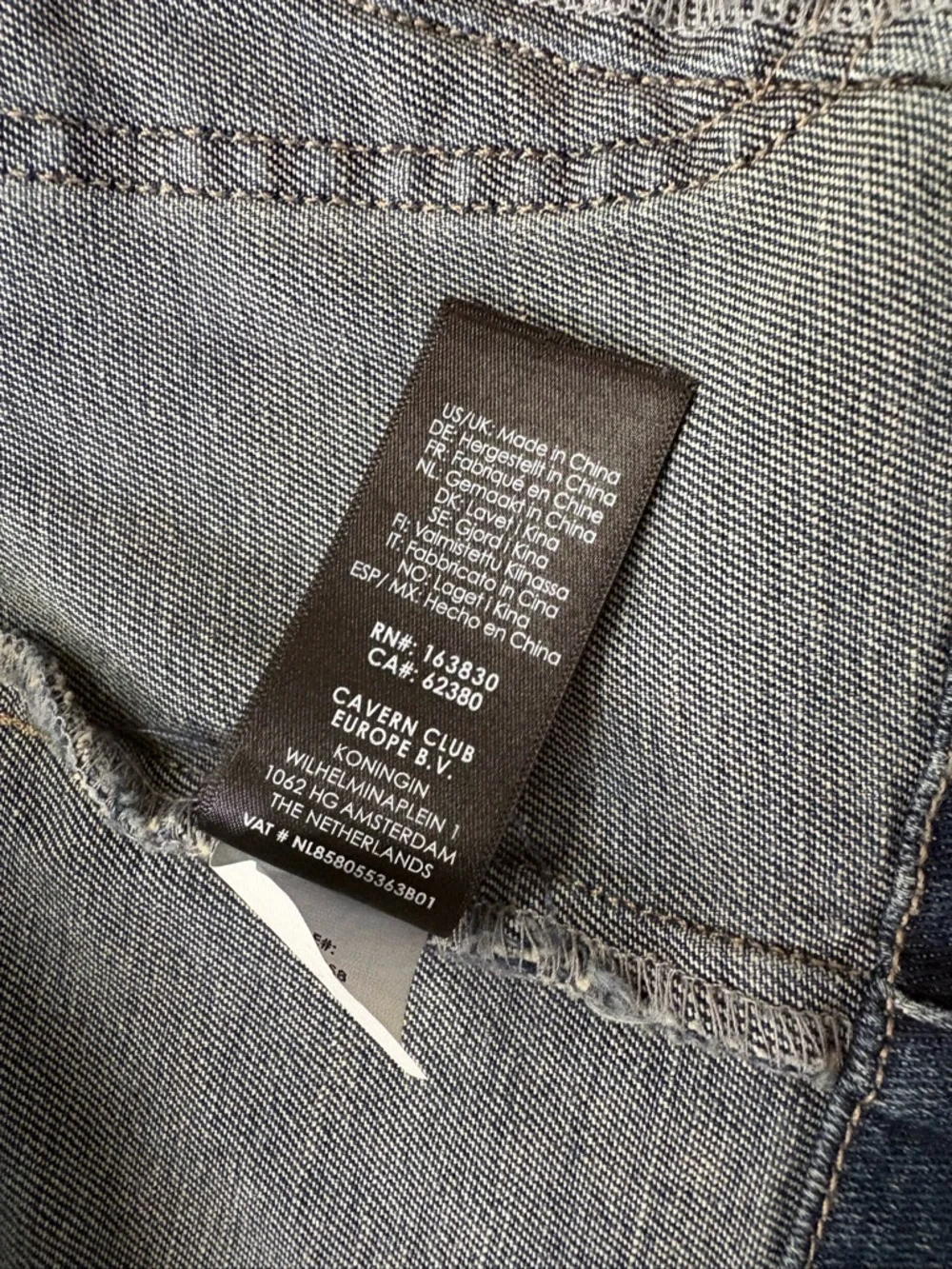 Liverpool Dark Blue Denim Jacket with Front Patch Pockets - Picture 6 of 14